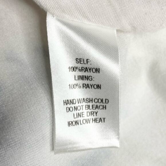 Lulus Radiating Beauty White Floral Print Wrap Dress size Medium - Picture 9 of 12